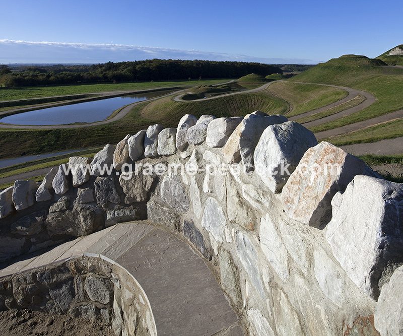 Landscape image of 'Northumberlandia' near Cramlington, Northumberland