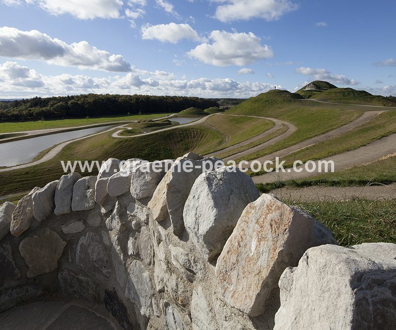 Landscape image of 'Northumberlandia' near Cramlington, Northumberland