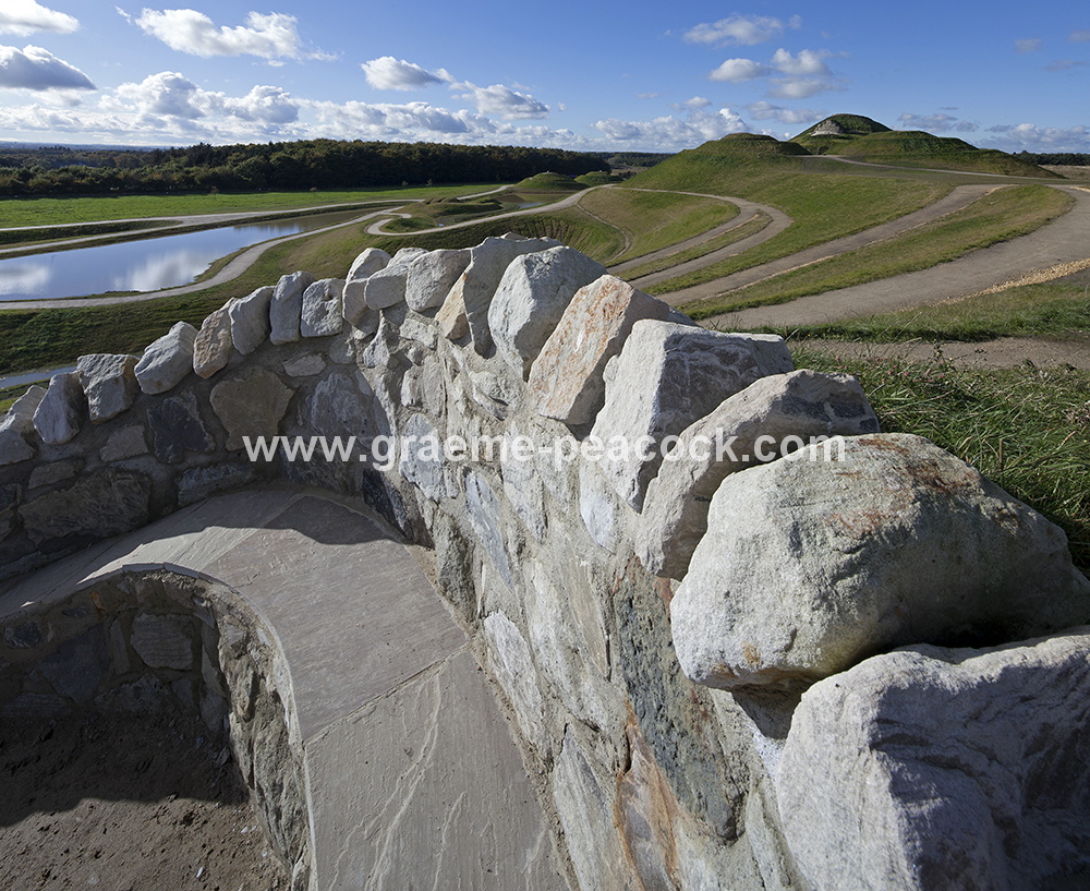 Landscape image of 'Northumberlandia' near Cramlington, Northumberland