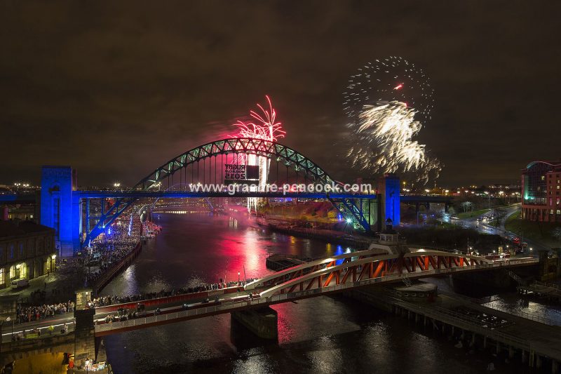 Newcastle & Gateshead New Year Eve fireworks, Newcastle upon Tyne, Tyne & Wear