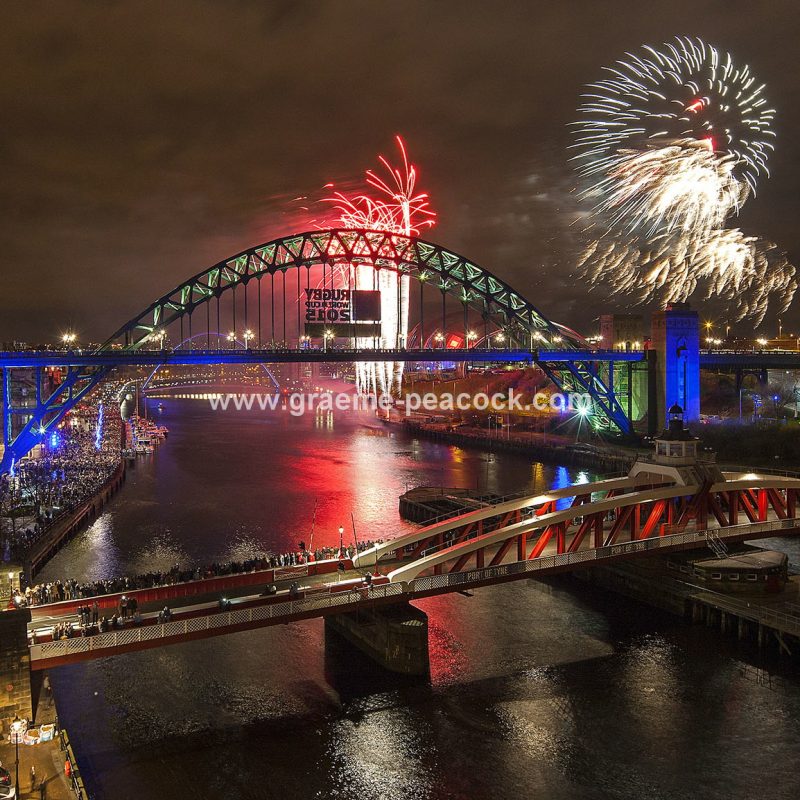 Newcastle & Gateshead New Year Eve fireworks, Newcastle upon Tyne, Tyne & Wear