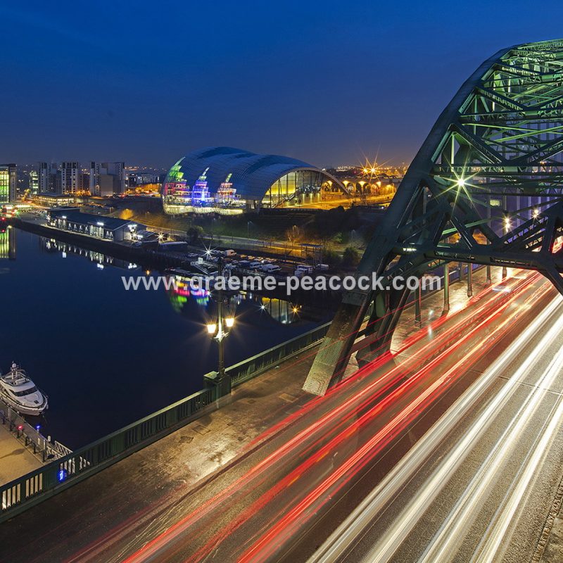 The Tyne Bridge at dusk, newcastle upon tyne, tyne and wear