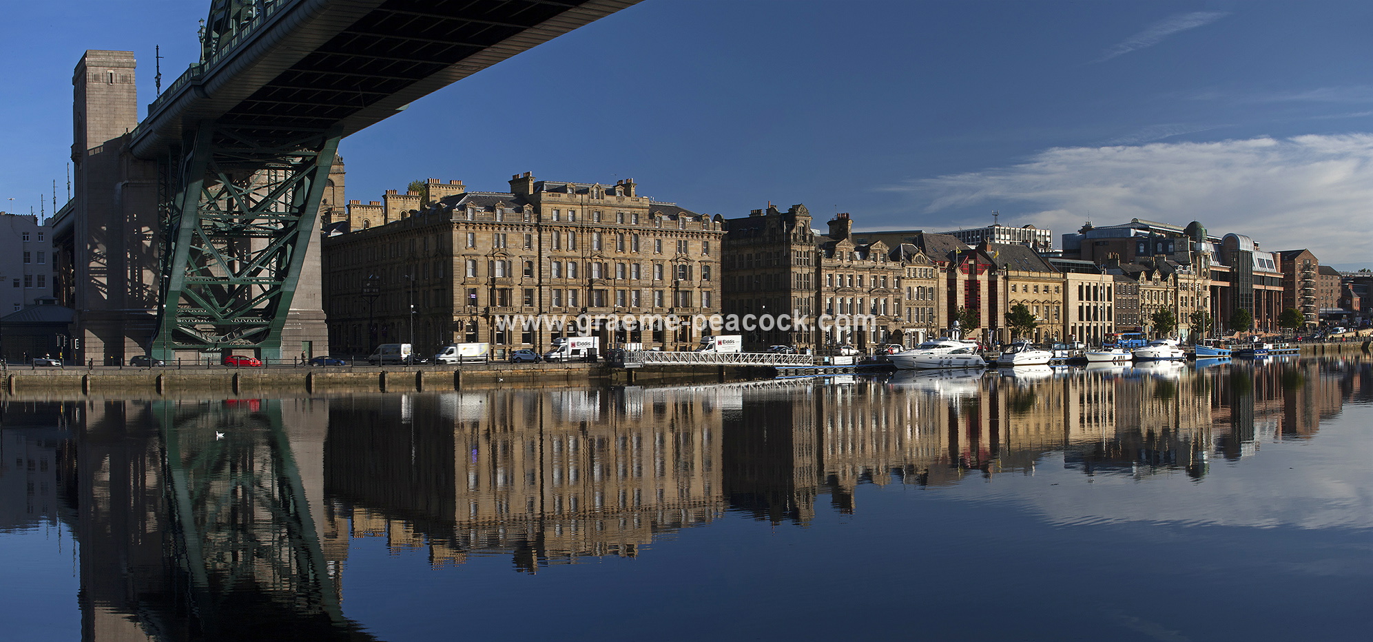 Newcastle quayside at dawn, Newcastle upon Tyne, Tyne & Wear