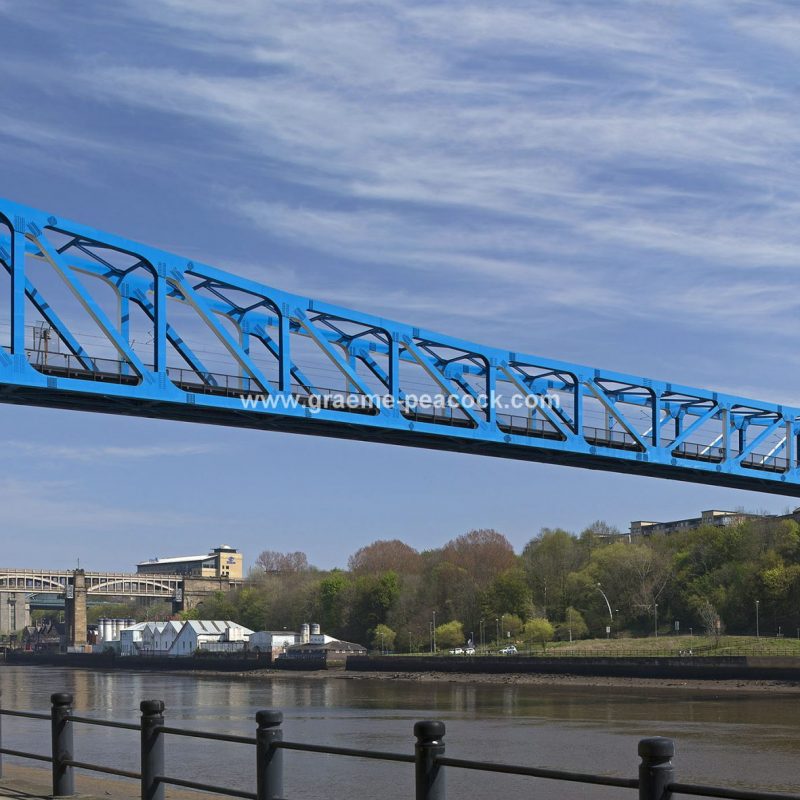 The Metro (Queen Elizabeth II) bridge, Newcastle upon Tyne, Tyne and Wear