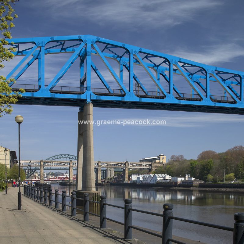 The Metro (Queen Elizabeth II) bridge, Newcastle upon Tyne, Tyne and Wear