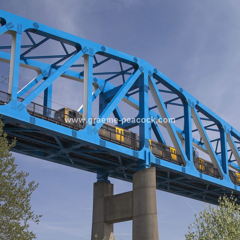 The Metro (Queen Elizabeth II) bridge, Newcastle upon Tyne, Tyne and Wear