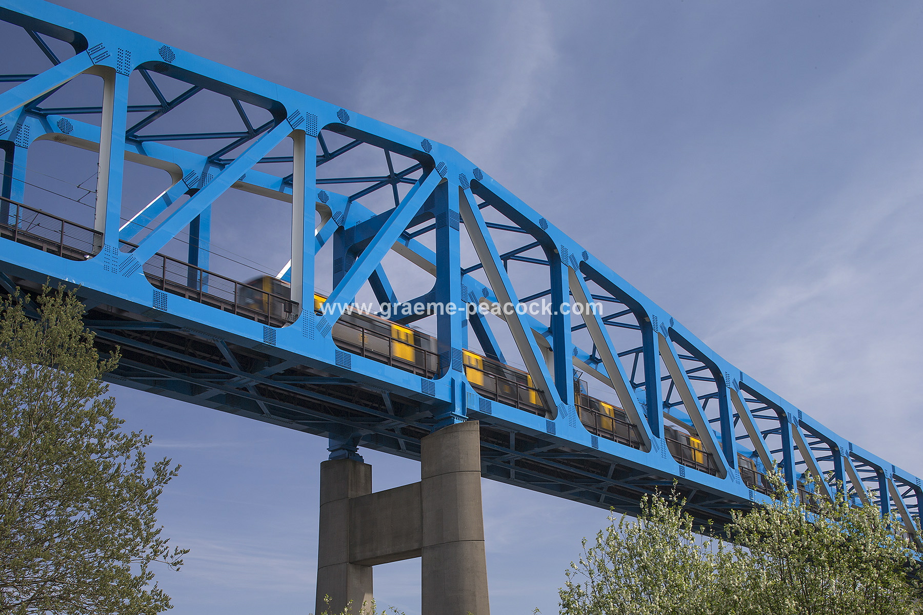 The Metro (Queen Elizabeth II) bridge, Newcastle upon Tyne, Tyne and Wear