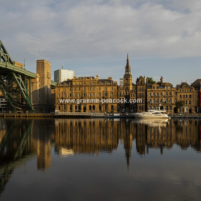 Newcastle quayside at dawn, Newcastle upon Tyne, Tyne & Wear