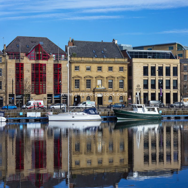 Dawn on Newcastle Quayside, Newcastle upon Tyne, Tyne & Wear