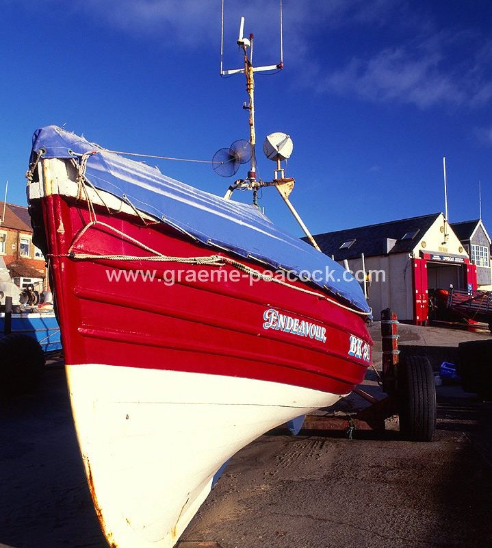 coble, Newbiggen by the Sea, Northumberland
