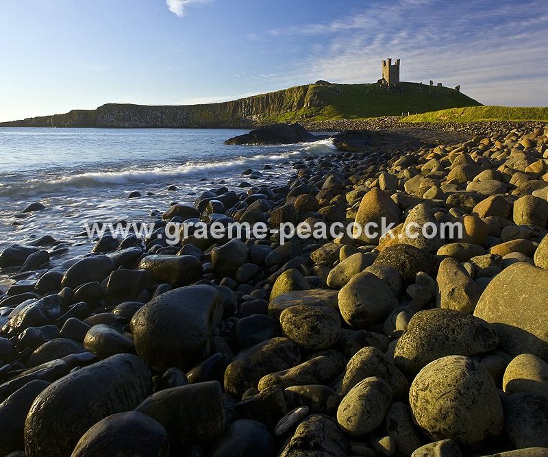 Summer Solstice dawn at Dunstanburgh Castle, Embleton, Northumberland