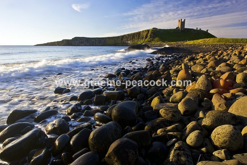 Summer Solstice dawn at Dunstanburgh Castle, Embleton, Northumberland
