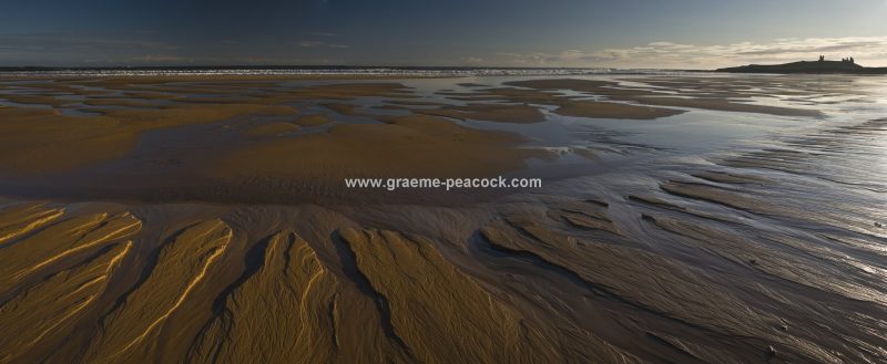 Dunstanburgh Castle and Embleton Beach, Embleton, Northumberland