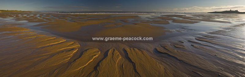 Dunstanburgh Castle and Embleton Beach, Embleton, Northumberland