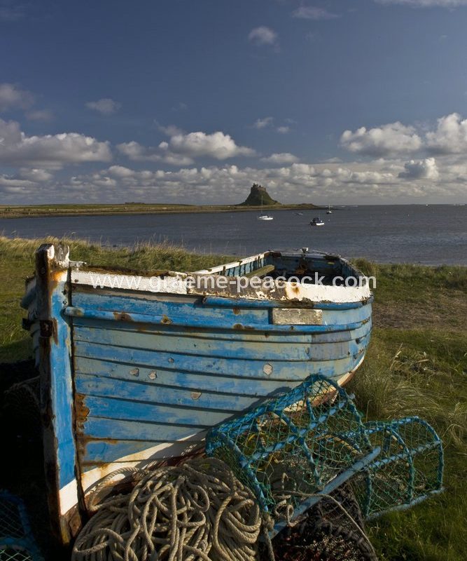 Lindisfarne Harbour, Lindisfarne, Northumberland Coast