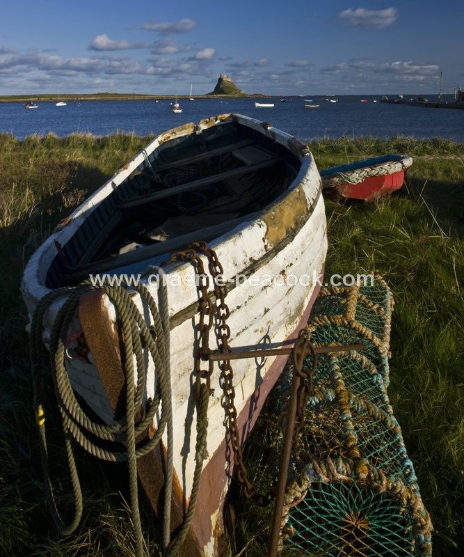 Lindisfarne Harbour, Lindisfarne, Northumberland Coast