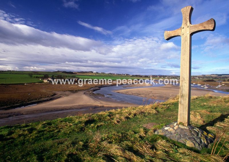 Cross on Church Hill, Almouth, Northumberland