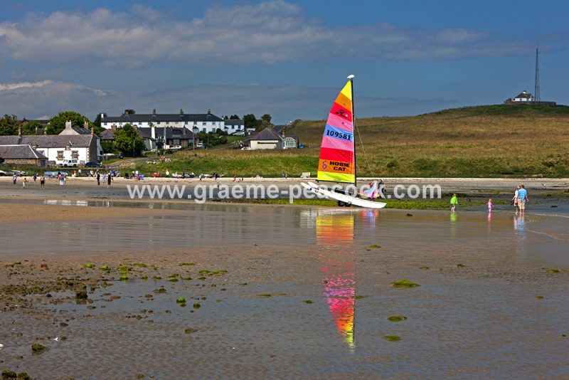 Low Newton-by-the-Sea and Newton Haven near Embleton, Northumberland