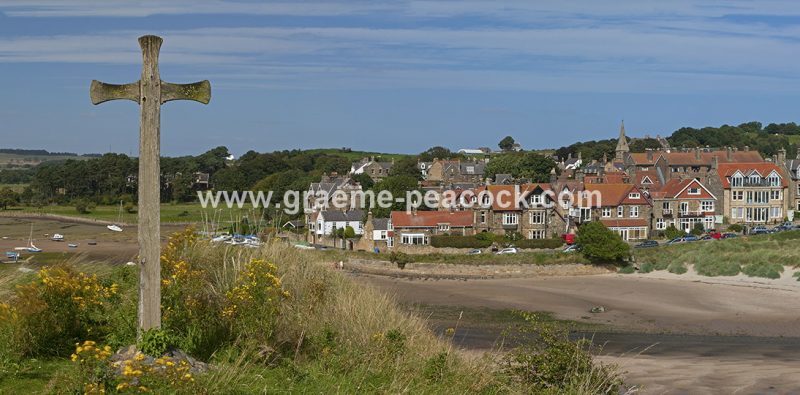 Panoramic view of Alnmouth, Northumberland