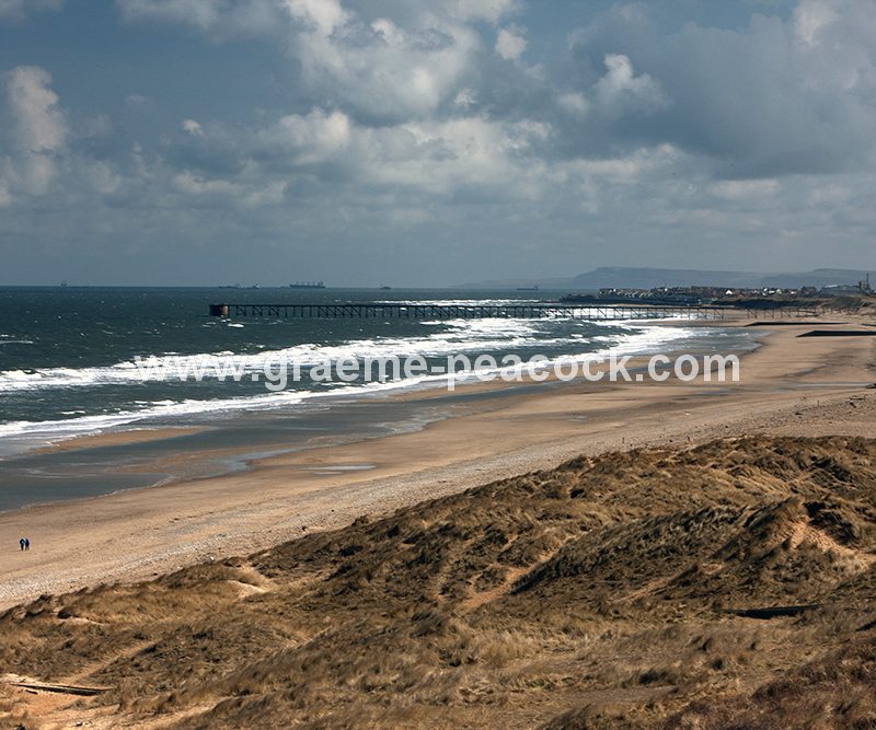 Crimdon beach near Hartlepool, County Durham