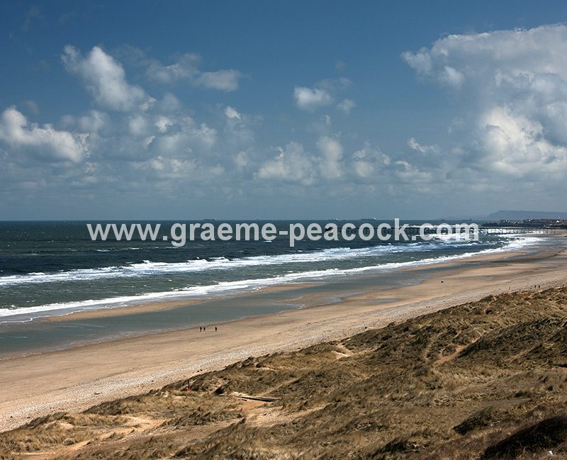 Crimdon beach near Hartlepool, County Durham