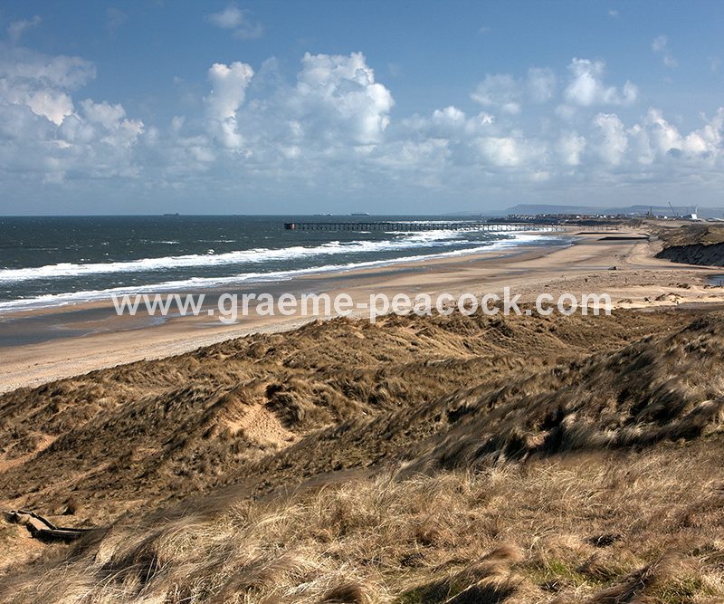 Crimdon beach near Hartlepool, County Durham