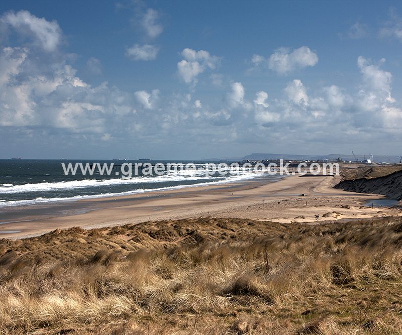 Crimdon beach near Hartlepool, County Durham