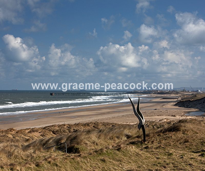 Crimdon beach near Hartlepool, County Durham
