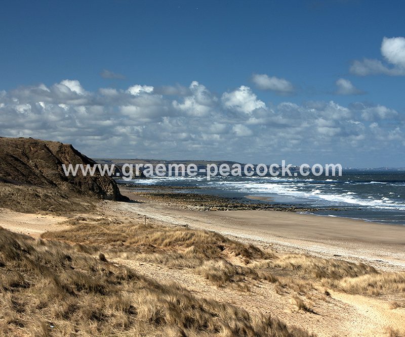 Crimdon beach near Hartlepool, County Durham