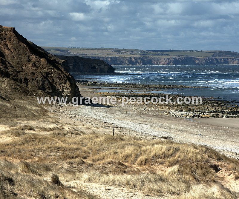 Crimdon beach near Hartlepool, County Durham