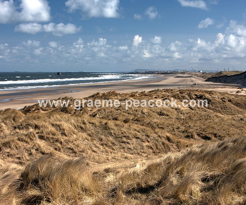Crimdon beach near Hartlepool, County Durham