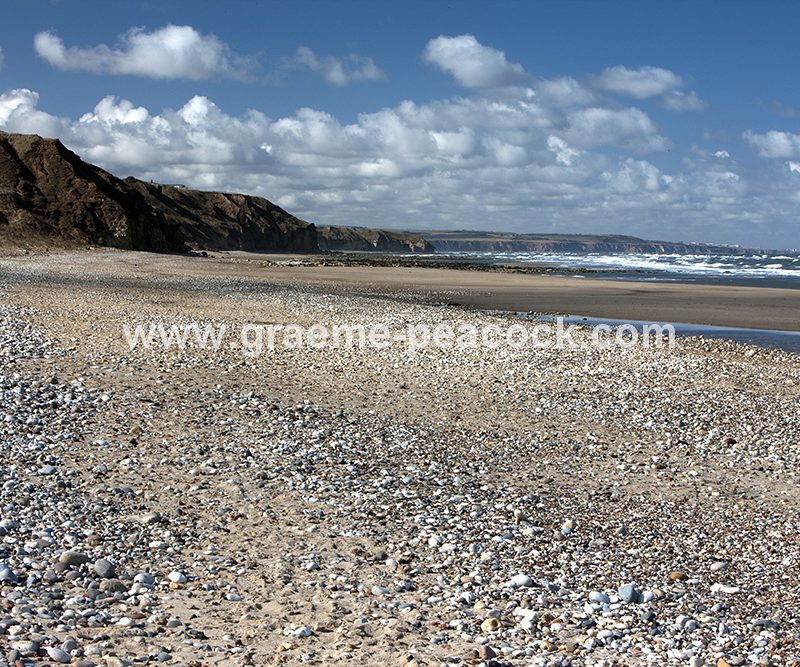 Crimdon beach near Hartlepool, County Durham