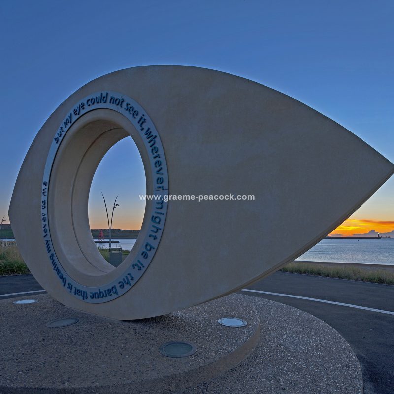 'The Eye' on Littlehaven beach, South Shields, Tyne & Wear