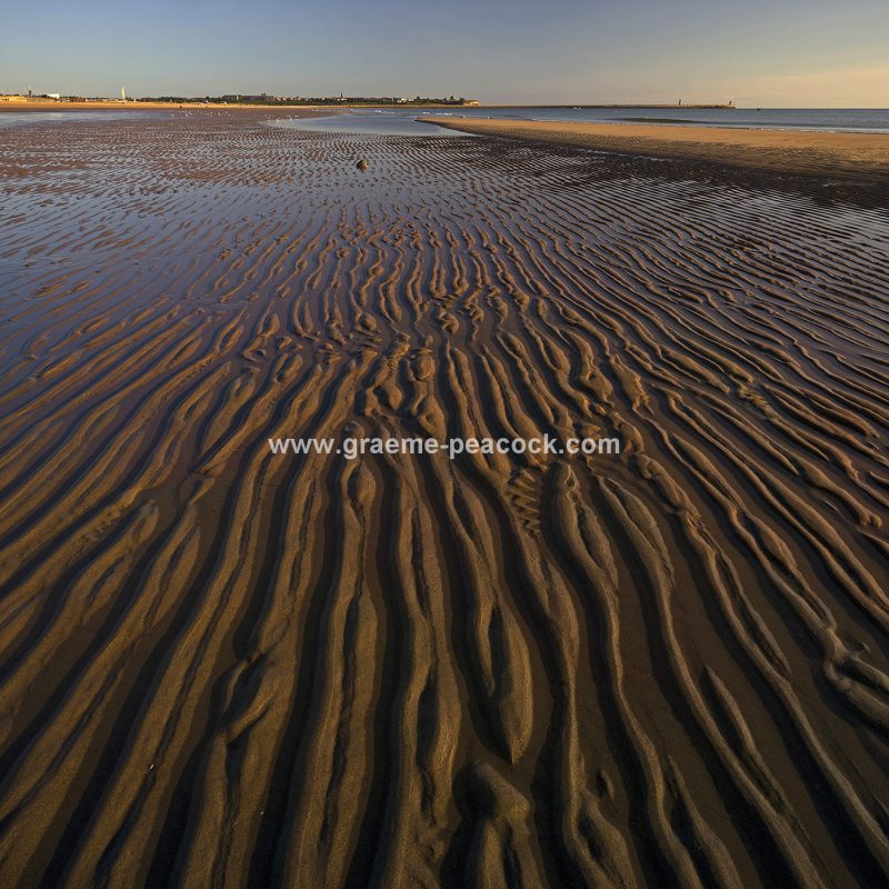Sandhaven beach at dawn, South Shields, Tyne & Wear