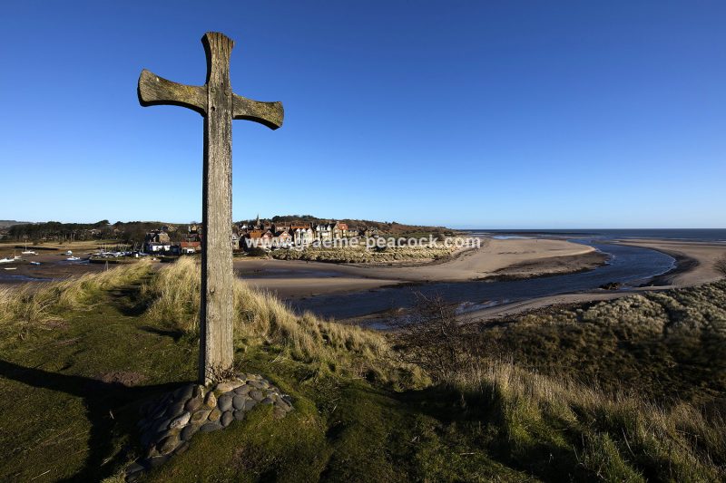 Dawn over Alnmouth from Church Hill, Alnmouth, Northumberland