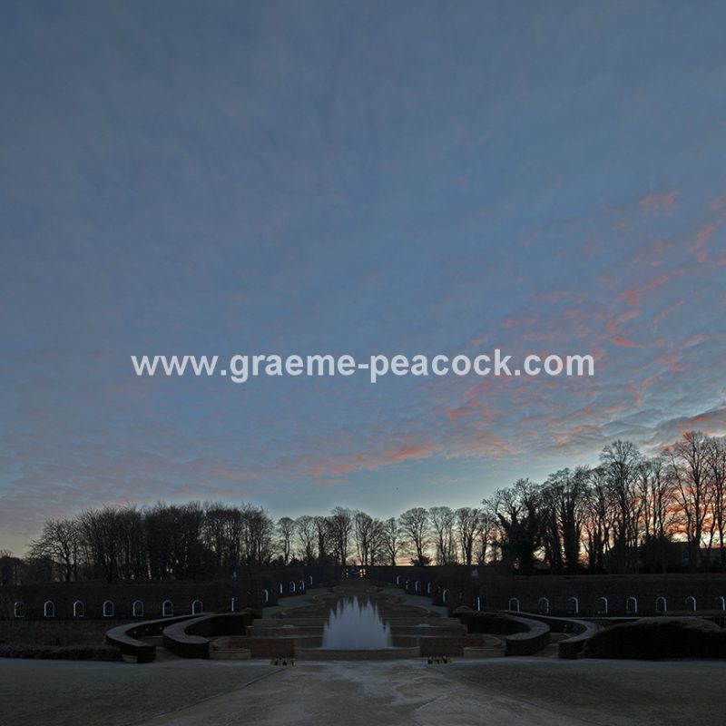 The Alnwick Garden at night, Alnwick, Northumberland