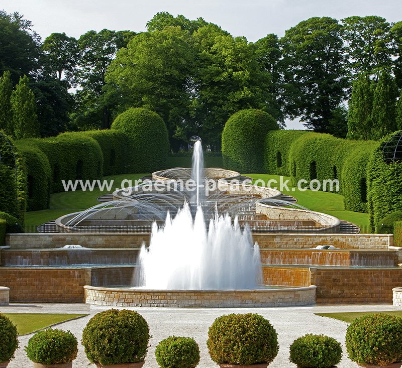 The Grand Cascade, The Alnwick Garden. Alnwick, Northumberland