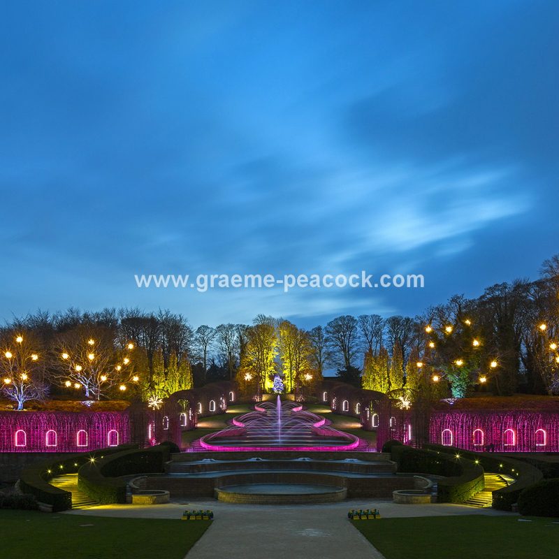 'Sparkle' at The Alnwick Garden at Christmas, Alnwick, Northumberland