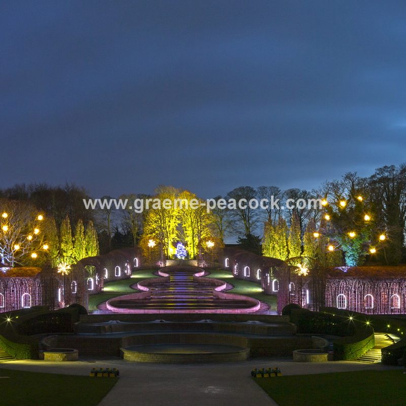 'Sparkle' at The Alnwick Garden at Christmas, Alnwick, Northumberland