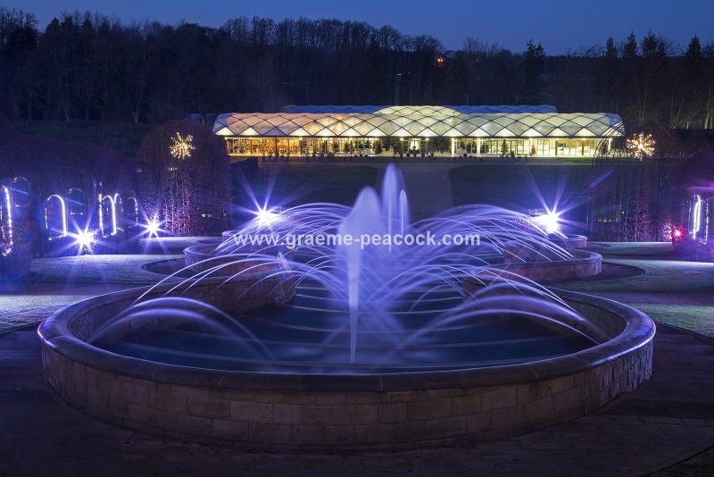 'Sparkle' at The Alnwick Garden at Christmas, Alnwick, Northumberland