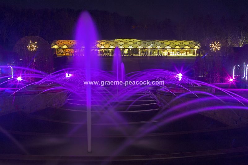 'Sparkle' at The Alnwick Garden at Christmas, Alnwick, Northumberland
