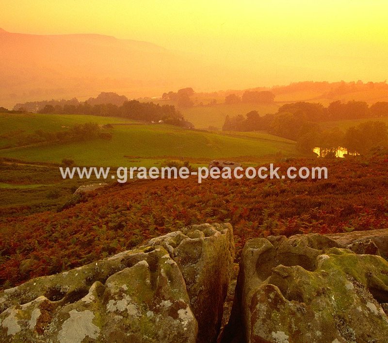 Sunset near Thropton