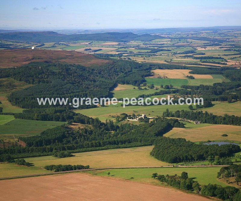 Aerial View of Hulne Priory, Alnwick, Northumberland