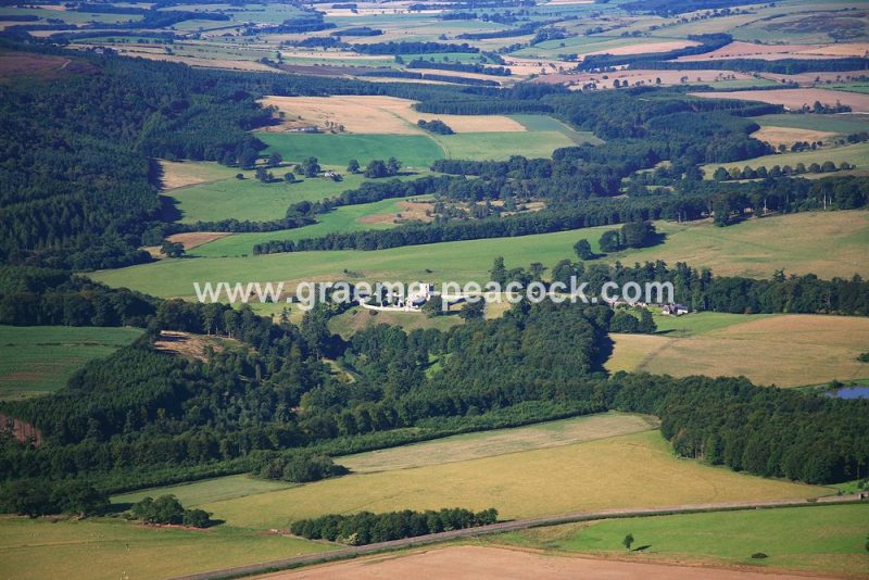 Aerial View of Hulne Priory, Alnwick, Northumberland
