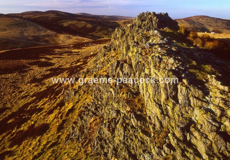 Harthope Valley from Housey Crags near Wooler, Cheviot Hills, Northumberland, NNPA