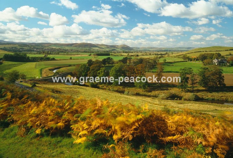 Weetwood Bridge and Till Valley, near Wooler, Northumberland