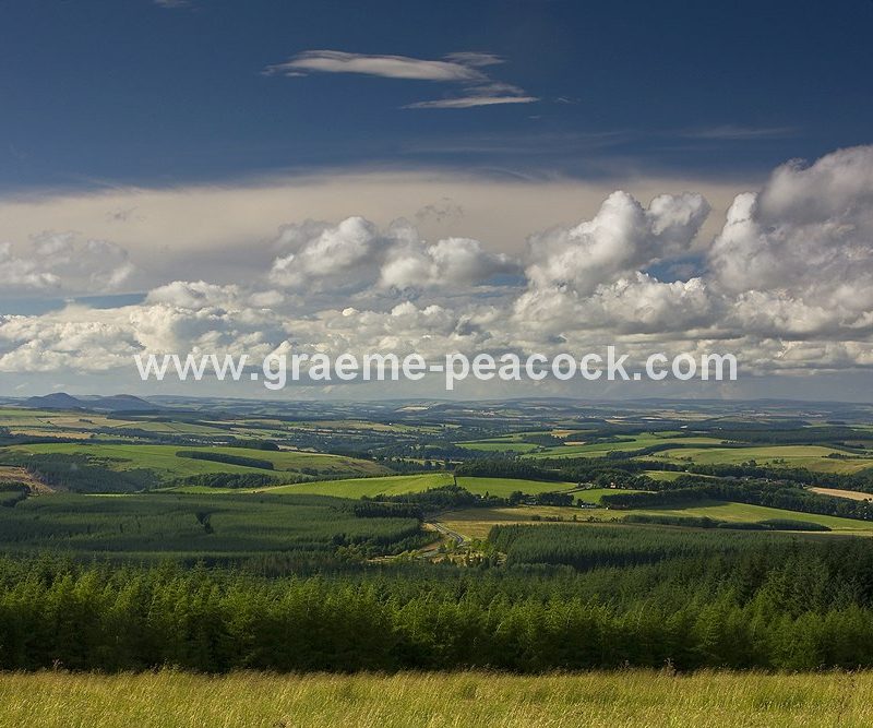 Viewpoint from Carter Bar near Otterburn, Northumberland