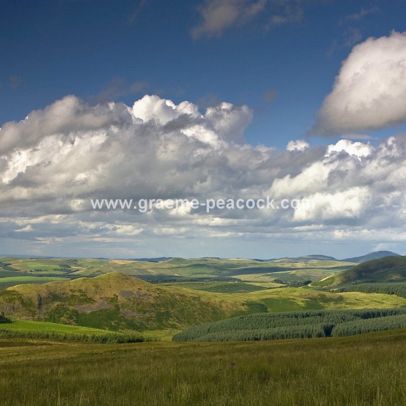 Viewpoint from Carter Bar near Otterburn, Northumberland