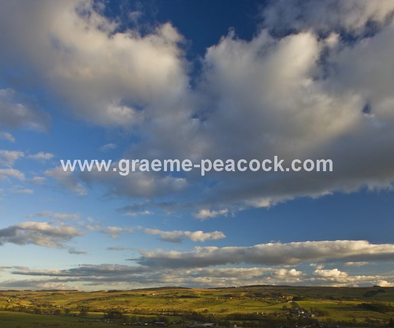 Vista over West Woodburn, Northumberland National Park
