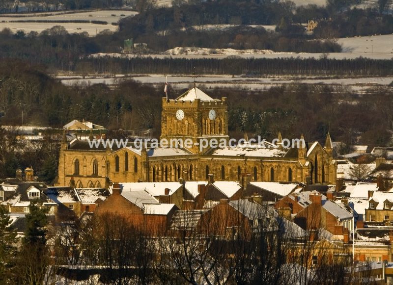 Hexham in winter , Northumberland